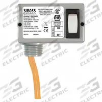 FUNCTIONAL DEVICES INC / RIB Prewired Rocker Switch: 2 Positions, SPST, On/Off, Non-Illuminated (MPN SIB05S). Key specifications — Brand: FUNCTIONAL DEVICES INC / RIB; Features: Override Switch on Load Side of Relay; Terminal Connection Type: 16 in Wire Leads; Switch Action: On/Off.