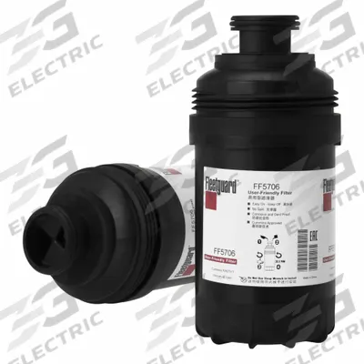 FLEETGUARD Fuel Filter: Spin-On, 8 3/8 in Overall Lg, 101 1/2 mm Outside Dia - Spin-On Fuel Filters