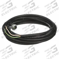 FOSTORIA Field Installed Cable Kit: 600V AC, 25 ft Cable Lg, Cable Grip/Wire Sleeves, Black (MPN SO 14/3). Key specifications — Includes: Wire Sleeves; Voltage: 600V AC; Brand: FOSTORIA; For Use With: FSP-9557-3.