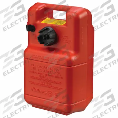 SCEPTER MARINE Marine Fuel Tank: 3 gal Capacity, 8 1/8 in Ht, 16 3/4 in Lg - Marine Fuel Tanks