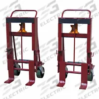 WESCO Machinery and Equipment Mover: 8,000 lb, 21 3/4 in L x 24 in W x 47 in H Overall, Polyurethane (MPN 260094). Key specifications — Handle Type: Flow-Back; Includes Straps: Without Straps; Brand: WESCO.