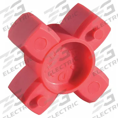 RULAND MANUFACTURING Jaw Coupling Insert: JC10/JS10/MJC15/MJS15 Coupling Size - Zero-Backlash Curved Jaw Spiders