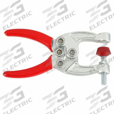 DE-STA-CO Toggle Clamp: Manual Spreading Apart of Handles, 1 Spindles, Steel - Squeeze-Action Plier Toggle Clamps