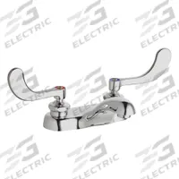CHICAGO FAUCETS Low Arc Bathroom Faucet: 802, Cast Brass, Polished Chrome Finish, 2.2 gpm Flow Rate (MPN 802-317ABCP). Key specifications — Includes: Mounting Hardware; Brand: CHICAGO FAUCETS; Series: 802.