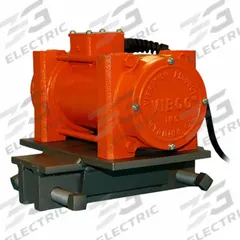 VIBCO Electric Vibrator: VMC Series, 1,750 lbf, 575V, 0.8 A, 3,600 vpm, 17,500 lb Bin Wt Capacity (MPN VMC-800-3-575). Key specifications — attr661948: No; attr661947: 0.8 A; attr661979: 78 Db @ 3600 vpm; attr661970: 575V.
