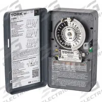 TORK Electromechanical Timer: 24 hr, 120/208-277V AC, DPST, Mechanical (MPN 1109A). Key specifications — Body Material: Metal; Indoor/Outdoor Usage: Indoor; Mounting Style: Surface; Brand: TORK.