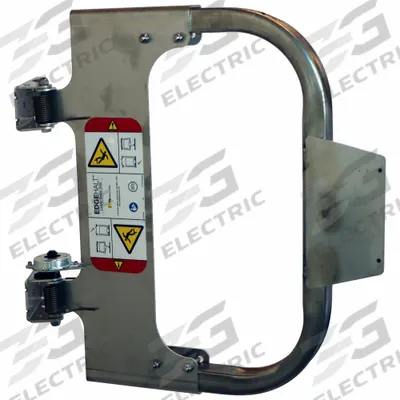 PS INDUSTRIES Self-Closing Safety Gate: Stainless Steel, For 15 in to 20 in Opening Wd - Width Adjustable Single-Door Metal