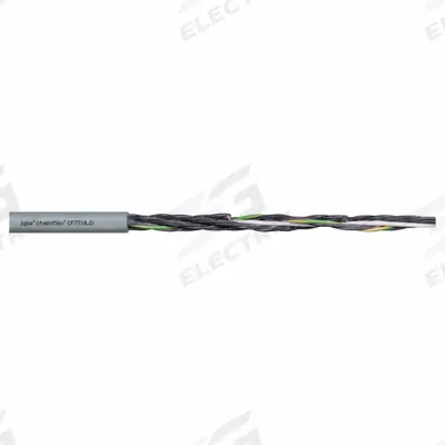 CHAINFLEX Control Cable: 17 AWG, 7 Conductors, Order by the Foot, PUR Jacket - Continuous Flexing Control Cables