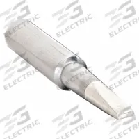 HAKKO Soldering Tip: T18 Series, Chisel, 2 mm W, 22.5 mm Lg (MPN T18-DL2). Key specifications — attr184973: HAKKO; attr184976: 913; attr184970: T18-DL2.