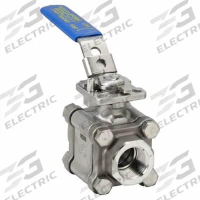APPROVED VENDOR Manual Two-Way Ball Valve: 3/4 in, CF8M Stainless Steel, Straight Valve Body - Stainless Steel Ball Valves