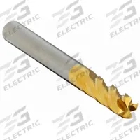 APPROVED VENDOR Square End Mill: Carbide, TiN Coated, 4 Flute, 4.5 mm Mill Dia, 16 mm LOC, 51 mm OAL (MPN 206-001340A)