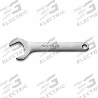 WRIGHT TOOL Open End Wrench: Steel, Satin, 46 mm Head Size, 8 9/16 in Overall Lg, Fixed (MPN 14-46MM). Key specifications — attr309776: No; attr309781: Satin; attr309780: Steel; attr309774: Fixed; attr324939: WRIGHT TOOL.