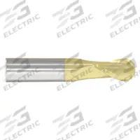 APPROVED VENDOR Ball End Mill: Carbide, TiN Coated, 2 Flute, 5/8" Mill Dia, 1-1/4" LOC, 3-1/2" OAL (MPN 221-001131)