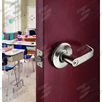 CORBIN RUSSWIN Door Lockset: Passage Lever Locksets/Storeroom Lever Locksets, Chrome, ADA Compliant (MPN CLX3310 PZD 626). Key specifications — Ligature Resistance: Not Ligature-Resistant; Brand: CORBIN RUSSWIN; Lockset Function ANSI Code: F75; Visual Indicator Message: No Message; Lockset Style: PZD Curved; ADA Compliant: Yes; Finish: Satin Chromium-Plated : Zinc.