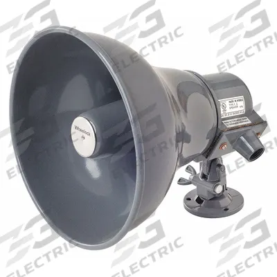 EATON Horn: Horn Sound, 15 W Watt, 25/70V, Indoor/Outdoor, CN105941 - Horn Alarms