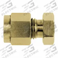 BRENNAN INDUSTRIES Compression Fitting Cap: 3/8 in OD Size, Tube, Brass (MPN N2408-06-B). Key specifications — Compatible Fitting Brands: Let-Lok; Brand: BRENNAN INDUSTRIES; Series: N2408.