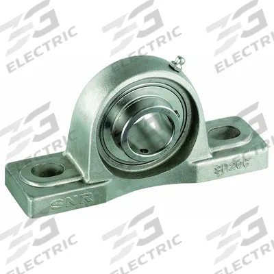 NTN Pillow Block Bearing: 1 in Bore, SS, Set Screws, 1 27/64 in Shaft Ht - Food-Grade Pillow Block Ball Bearings