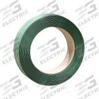 SIGNODE POLYESTER Strap: 3/4 in Strapping Wd, 0.04 in Thick, 1,900 lb Break Strength, 16 in Core Dia (MPN 2X2233). Key specifications — Color: Green; Brand: SIGNODE; AAR Approved: Yes; Strapping Finish: Embossed Dry.