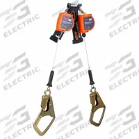 3M DBI-SALA Twin Leg Personal Self Retracting Lifeline: 2 1/2 inStainless Steel Rebar Hook Anchor (MPN 3500281). Key specifications — Brand: 3M DBI-SALA; ANSI SRL Class (2021): Class 2; ANSI SRL Type: SRL-P; RFID Equipped: Yes; Lifeline Material: Steel; Series: DBI-SALA(R); Sealed: No; Anchorage End Connection Type: Rebar Hook.