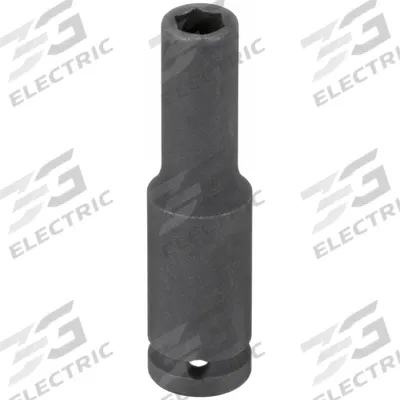 WESTWARD Impact Socket: 1/4 in Drive Size, SAE, 1/4 in Socket Size, 6-Point, Deep - 1/4" Drive Impact Sockets