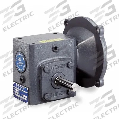 BOSTON GEAR Speed Reducer: 10:1, 175 RPM, 1 hp Input Max, 320 in-lb Output Max, Round - Direct-Drive Right-Angle Speed Reducers