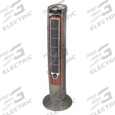AIR KING Freestanding Fan: 3 1/2 in Blade Dia, 43 in Ht, 3 Speeds, Oscillating, Plastic - Oscillating Tower Fans