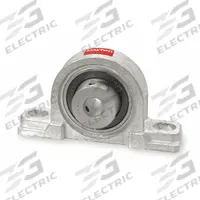 DAYTON Pillow Block Bearing: 1 in Bore, Zinc Die Cast, Set Screws, 1 1/4 in Shaft Ht, 3,500 RPM (MPN 4X726). Key specifications — Brand: DAYTON; Maximum Speed: 3,500 RPM; Mounting Bolt Size: 3/8 in; System of Measurement: Inch.