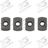 Economy T-Nut: 5/16"-18 Size, For 0.4 in Slot Wd, 15 Series, Single Center, Black Zinc-Plated, 4 PK (MPN 096E15U5/16-18). Key specifications — Fastener Type: T-Nut; Material: Steel; Finish: Black Zinc-Plated; T-Slot Fastener Type: Economy T-Nut; Threaded Hole Location: Single Center; Compatible Series: Fath 15 Series; System of Measurement: Inch; Brand: FATH INC..
