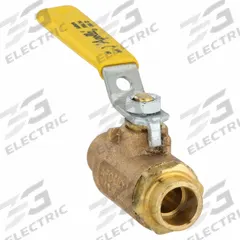 APOLLO Manual Two-Way Ball Valve: 1/2 in, Bronze, Straight, Sweat x Sweat, Std Port, Two-Piece, PTFE (MPN 7020301). Key specifications — Brand: APOLLO; Handle: Lever.
