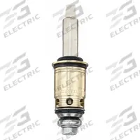 CHICAGO FAUCETS Cartridge: Use with Hot/Cold Water, Brass, Nickel Plated, Compression, (1) Cartridge (MPN 274-XTLHJKABNF). Key specifications — For Water Temperature: Hot/Cold; Compatible Brand: Chicago Faucets; Product Type: Cartridge; Includes: (1) Cartridge; Material: Brass.