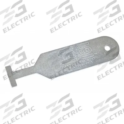 TE-CO T-Slot Cleaner: T-Slot Cleaner, Steel, 1 1/4 in W x 5 1/16 in L x 1/16 in H - T-Slot Cleaners