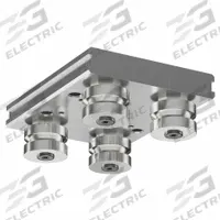 HEPCOMOTION GV3 Carriage: For 12 mm Rail Wd, Roller, GV3 Std Carriage, 17.44 mm Carriage Ht (MPN AU12P1/P213L50NS). Key specifications — Carriage Material: Aluminum; Roller Material: Stainless Steel; Size: 12; Brand: HEPCOMOTION; Features: Nitrile Seal; Type: GV3 Standard Carriage.