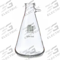 KIMBLE Filtering Flask: 125 mL, Colorless, Conical, A, 111 mm Overall Ht (MPN 953760-0122). Key specifications — Shape: Conical; Body Color: Colorless; Brand: KIMBLE; USP Specification: Type I.
