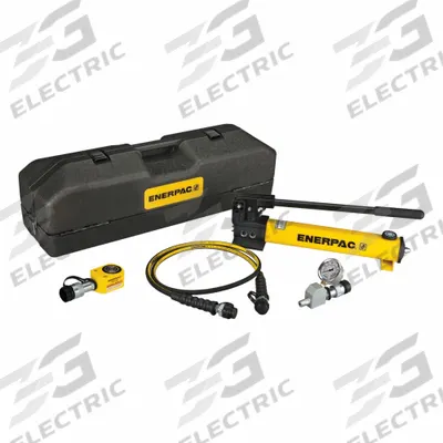 ENERPAC Hydraulic Cylinder and Hand Pump Set: 11 ton Cylinder Nominal Capacity, RSM100 - Lifting Sets