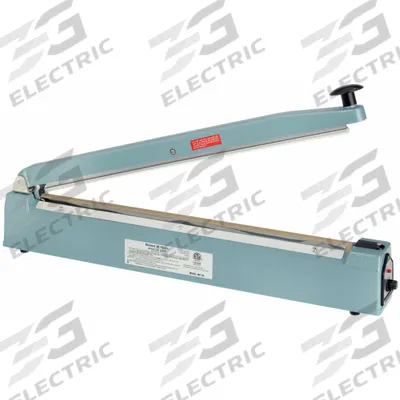 MIDWEST PACIFIC Heat Sealer: 20 in Max Seal Lg, 2.5 mm Max Seal Wd, 6 mil Max. Seal Thick - Tabletop Impulse Sealers