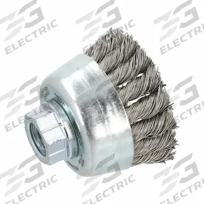 APPROVED VENDOR Cup Brush: Twisted Stainless Steel, 2 3/4 in Dia, 0.02 in Fill Dia - Heavy-Cleaning Brushes for Contoured Stainless Steel Surfaces
