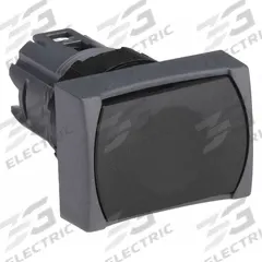SCHNEIDER Flush Push Button: Black, 16 mm Mounting Size, Non-Metallic, Momentary (MPN ZB6DA2). Key specifications — Brand: SCHNEIDER; Action: Momentary; Series: XB6; Push Button Material Type: Non-Metallic.
