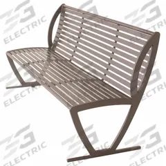 ULTRAPLAY Outdoor Bench: Augusta, 72 in Overall Lg, 38 in Overall Ht, Brown, Brown, Plank Surface (MPN 93N-HS6). Key specifications — Manufacturer Part Number: 93N-HS6; Brand: ULTRAPLAY; Frame Color: Brown; Product Type: Outdoor Bench; Seat Color: Brown; Series: Augusta.