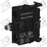 EATON Lamp Module: 22 mm Size, Green, LED, 264 V AC/DC Rating, No Transformer (MPN M22-LEDC230-G). Key specifications — Compatible with Series: M22; Terminal Connection Type: Spring Cage; Brand: EATON; Manufacturer Part Number: M22-LEDC230-G; Includes Bulb: Bulb Included.