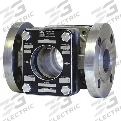 ARCHON INDUSTRIES, INC. Single Wall Sight Flow Indicator: Plain, Stainless Steel - Flow Sights