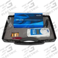 CHEMETRICS Water Quality Test Kit: Total Chlorine, 0 to 5 ppm, 0.12 ppm/0.25 ppm/0.2 ppm/0.38 ppm (MPN I-2001). Key specifications — Includes: (4) AAA Batteries Light Shield; Range: 0 to 5 ppm; Sensitivity: 0.12 ppm; Test Parameters: Total Chlorine.