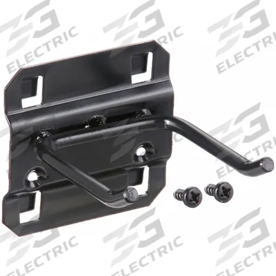 APPROVED VENDOR Double Rod Pegboard Hook: 2 1/2 in x 2 1/4 in, Screw-In, Surface - Hooks for Square-Hole Pegboard