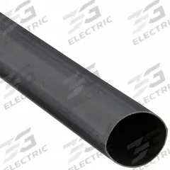 3M Heat Shrink Tubing: 2 in I.D. Before Shrinking, 0.07 in I.D. After Shrinking, 4 ft Lg, 3:1, 5 PK (MPN ITCSN-2000-48"-BLACK-5 PCS). Key specifications — Color: Black; Brand: 3M.
