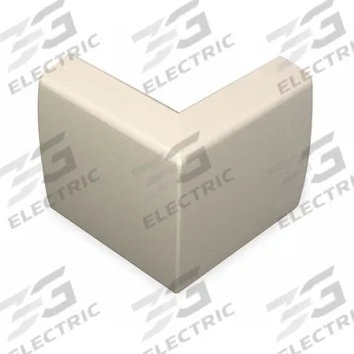 LEGRAND External Elbow: 2300, 2 1/4 in Wd, 3/4 in Ht, Plastic - 90 Degree Elbows for Nonmetallic Single-Channel Raceways