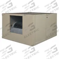 MASTERCOOL Ducted Evaporative Cooler: 1,600 sq ft, 28 in x 42 in x 45 in, 8 in Pad Thick, 1/3 hp HP (MPN 2YAF4-2HTK5-3X274). Key specifications — Brand: MASTERCOOL; Evaporative Cooler Voltage: 115V AC; Includes Drive Package: Drive Package Included; Drive Package Installation: Assembly Required.