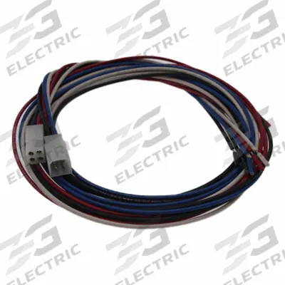 SPEED WIRING PRODUCTS Connector: Molex, .093, 4 Poles, 48 in Wire Lead Lg, 7 A - Industrial & Commercial Low-Power & Signal Connector Assemblies