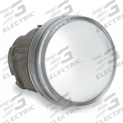 SCHNEIDER ELECTRIC Pilot Light Head: 22 mm Panel Mounting Hole Dia, Clear, Smooth, XB4 Series (MPN ZB4BV07). Key specifications — Brand: SCHNEIDER; Compatible Lamp Module Type: BA9 Lamp Module; Compatible with Series: XB4.