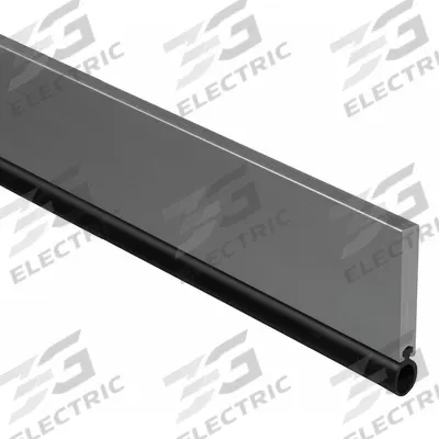 NATIONAL GUARD Door Weatherstripping: Bulb Insert, 6 ft Lg, 1 11/16 in Wd - Metal Leaf Weatherstripping