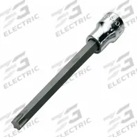 SK PROFESSIONAL TOOLS Socket Bit: 1/4 in Drive Size, Torx Tip, T8 Tip Size, 5 in Overall Lg, Torx (MPN 42958). Key specifications — attr1213209: Replaceable Insert; attr1213211: SK PROFESSIONAL TOOLS.