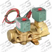 REDHAT Solenoid Valve: 4-Way, 1/2 in Pipe Size, 110V AC/120V AC, Watertight/Without Junction Box (MPN 8344G082). Key specifications — Pipe Size: 1/2 in; Voltage: 110V AC; Brand: REDHAT; Coil Enclosure: Without Junction Box.